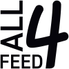 ALL4FEED Bretagne Dinan - Nutrition Animale - Logo BLANC de l'entreprise ALL4FEED